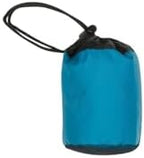 Detailed view of the elasticized drawcord closure on mosquito net
