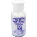 The Parthenon Company Incorporated K Gum Karaya Powder 1 Ounce bottle front view medical ostomy skin protection supply