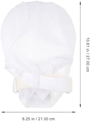 Side view of FRCOLOR patient mittens showing thick cotton padding