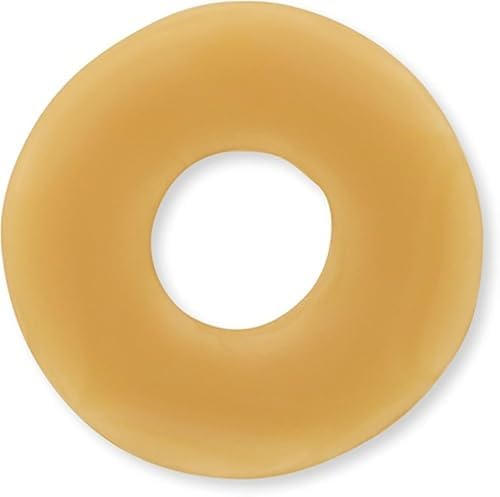 Hollister Adapt 2 inch Softflex rings being stretched for custom stoma fit