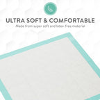 Demonstration of the heavy duty thick multi layer design featuring advanced gelling polymer for maximum liquid absorption