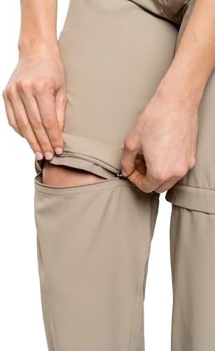 Back view of Insect Shield women's pants with welt pockets