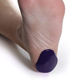 Dr. Jill's regular thickness purple foot cushions for Indian footwear styles