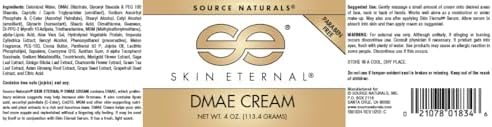 Source Naturals DMAE skin care original formula cream side profile angle