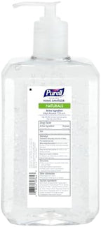 PURELL Advanced Hand Sanitizer Naturals with Plant-Based Alcohol, Citrus Scent, 1 Liter Pump Bottle (Pack of 1) - 3280-04-CMR - Image 2