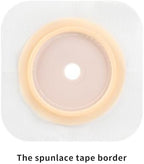 Pack of 5 Steawoce cut to size stoma skin protective barriers showing the multi layer breathable fabric backing.