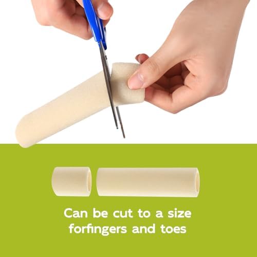 Bukihome foot care packaging showing 3 count imported toe tubes