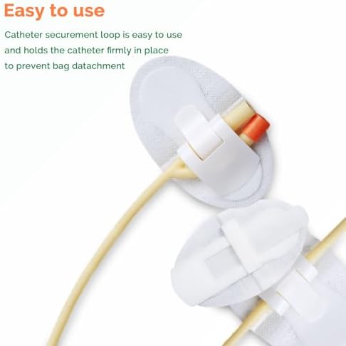 Catheter tube secured in Surginatal stabilization accessory