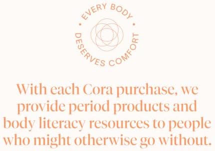 Cora unscented and toxin free organic tampons for sensitive skin
