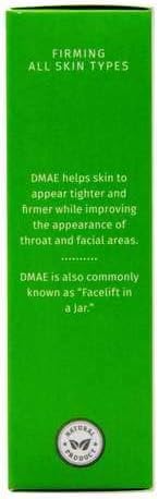 Authentic 1 fluid ounce bottle of Reviva Labs DMAE serum for reducing eye puffiness
