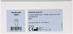 Pack of twenty authentic Coloplast 15521 standard wear non-convex ostomy pouches in clear packaging