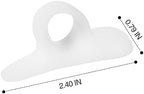 Close up of silicone toe corrector pad showing the single loop design.
