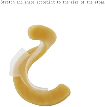 SLFJOSN ostomy barrier ring being molded and stretched for a custom stoma fit
