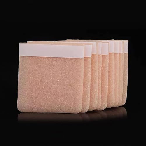 White medical grade tracheostomy shield stickers for dust protection
