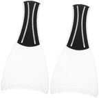 Ergonomic hair highlighting boards with integrated comb teeth