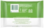 Three individual packs of Simple facial wipes for sensitive skin showing the resealable moisture seal.