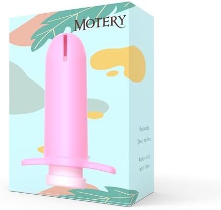 Automatic menstrual cup steamer sanitizer for hygienic cleaning without microwaves.