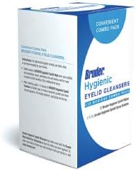 Bruder pre-moistened eyelid cleansing wipes and hypochlorous acid spray bottle