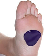 Purple latex free gel cushions for metatarsal pain relief 4 pack set
