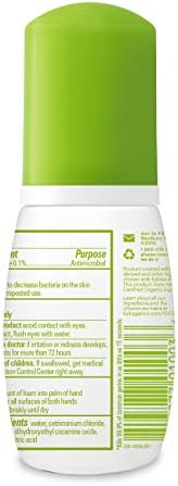 BabyGanics Foaming Pump Hand Sanitizer, Alcohol Free, Travel Size, Fragrance Free, Kills 99.9% of Common Bacteria, Moisturizing, 1.69oz (Pack of 6) - Image 4