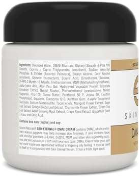 Source Naturals Skin Eternal paraben free firming cream texture close up view