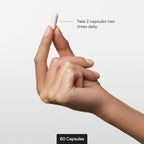 Thorne Advanced Bone Support product presentation emphasizing genuine imported bone density formula for men and women