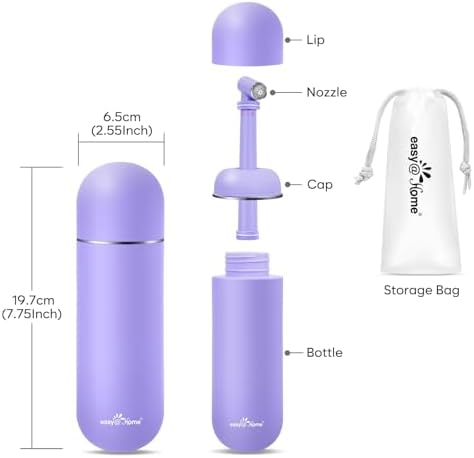 BPA-free medical grade plastic peri bottle for baby and elderly care.