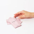Lifestyle view of Antevorta individually wrapped wipes for on-the-go feminine wellness.