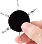 Three piece set of imported Sycooven mini circular nail dotting tools displayed flat on a clean surface.