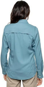 Insect Shield shirt showing button down collar and chest pockets
