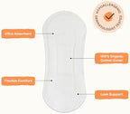 The Honey Pot Company feminine care products showing individually wrapped organic cotton liners for daily use.