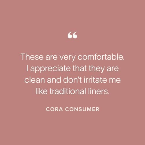 Cora feminine care liners imported from USA for daily protection