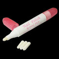 Nail Polish Corrector Pen with 3 Replaceable Tips - Manicure Tool for Quick Nail Art Mistakes Cleanup - Image 1
