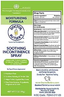 Three ounce bottle of Doctor Butler's moisture resistant skin protectant spray.
