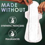 L. brand unscented sanitary napkins imported from USA for heavy flow.