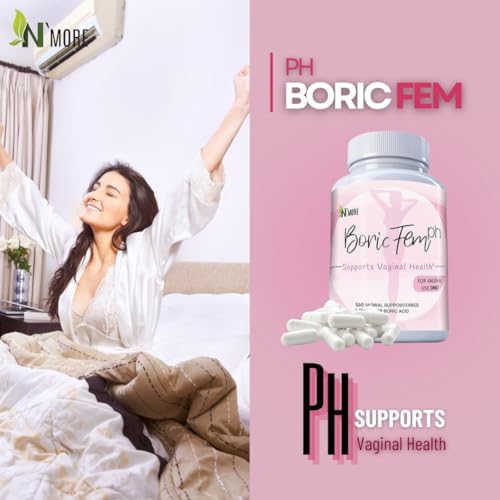 N'More feminine health supplement bottle showing 30 count servings.