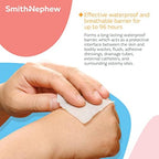 Sterile protective dressing wipes for preventing adhesive trauma and skin stripping.