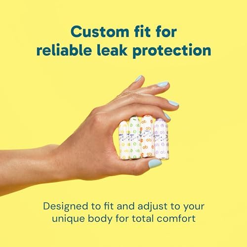 o.b. fragrance-free super absorbency tampons for moderate flow