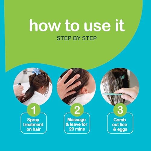 Ergonomic handle of NitWits nit comb for easy grip during hair treatment