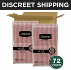 Depend maximum absorbency women disposable underwear in blush color