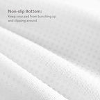 SPRINGSPIRIT reusable waterproof underpads backing texture demonstrating the non slip grip