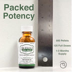 Full product display of Jackson's 500 pellets Natrum Sulphuricum 6X bottle