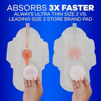 Authentic USA imported Always Ultra Thin pads with RapidDry technology