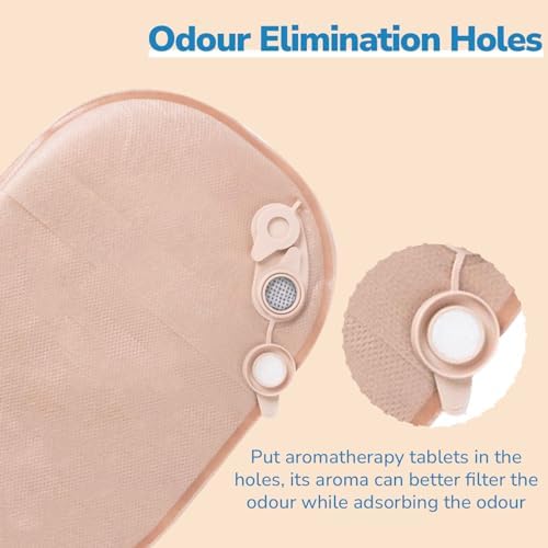 Heagimed cut to fit skin barrier with measurement guide markings from fifteen millimeter to sixty millimeter.