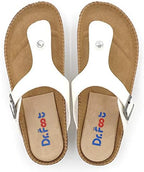 Dr Foot orthopedic inserts placed inside a sneaker for height enhancement.
