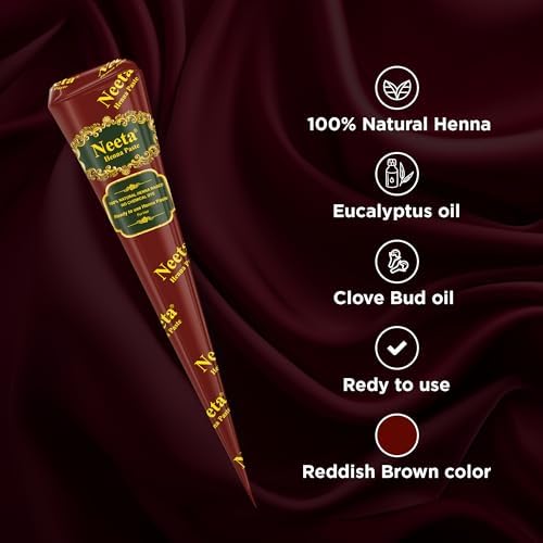 Ammonia free natural hair dye cones with eucalyptus and clove oils