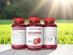 VitaCosmoX Lycopene non GMO dietary supplement bottle with red cap closure