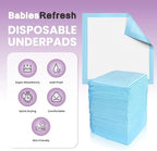 BabiesRefresh Quick Drying Underpads Surface Texture