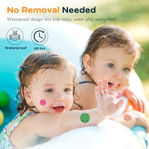 Fast acting swelling reduction stickers for outdoor summer protection and camping activities.