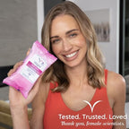 Vagisil daily freshening wipes portable size for on the go feminine hygiene maintenance